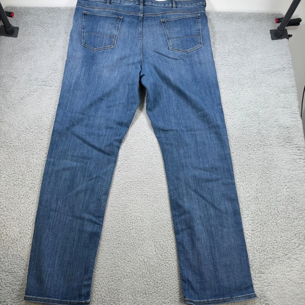 Banana Republic Traveler Slim Fit‎ Mens Jeans Blue Wash Size 42x35 Stretch Denim